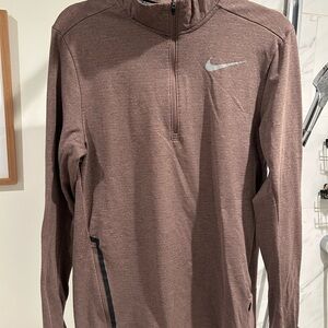 Nike Men's Brown zip up